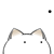 cute white kitten head emoticon 06